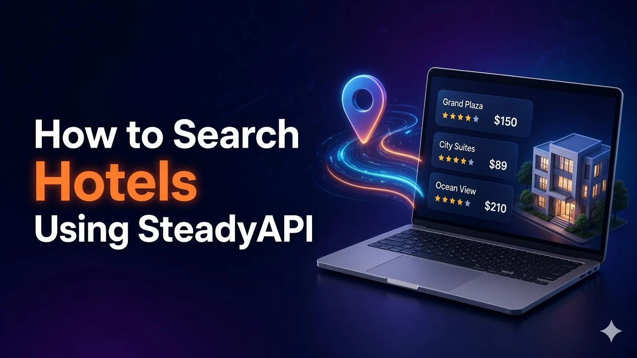 How to Search Hotels Using SteadyAPI