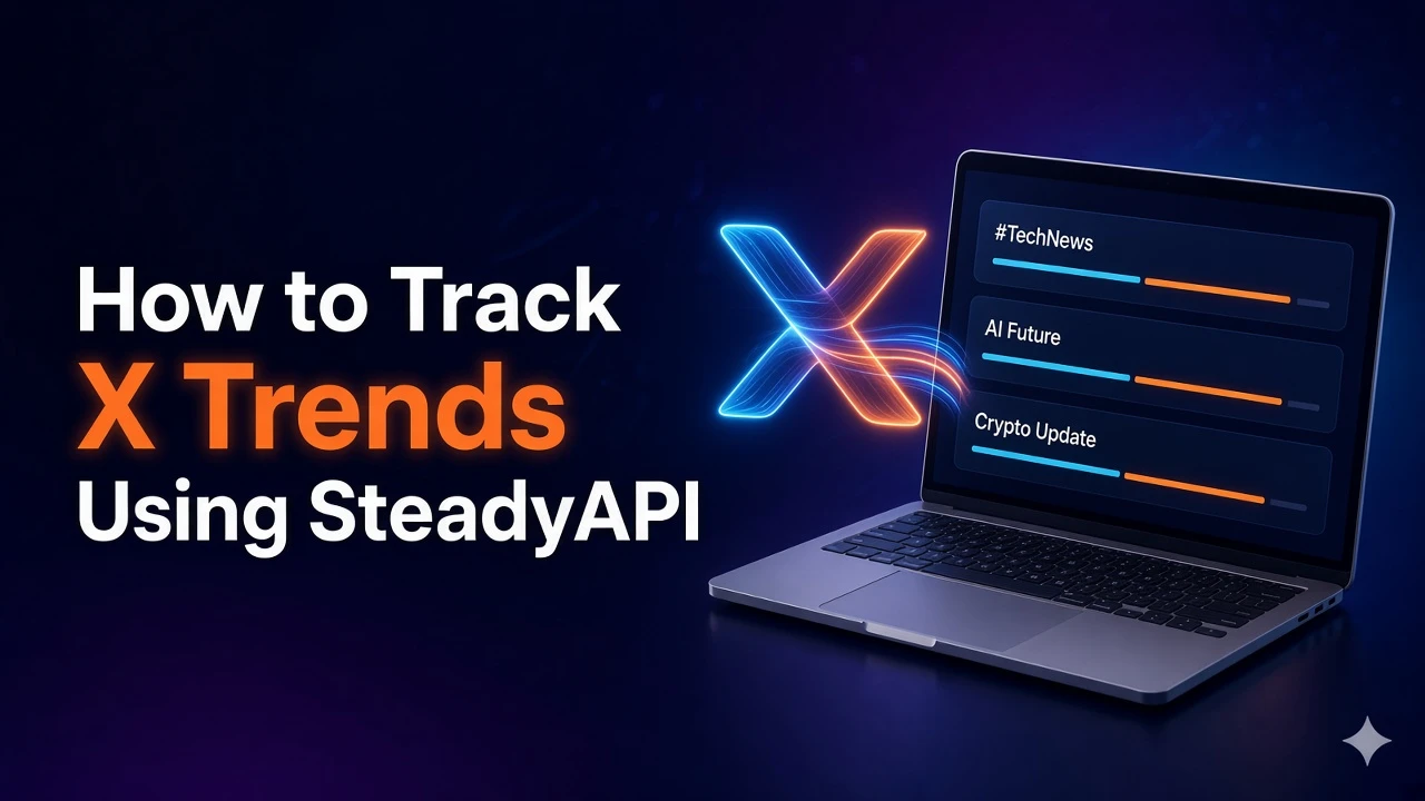 How to Track Trending Topics on X Using SteadyAPI