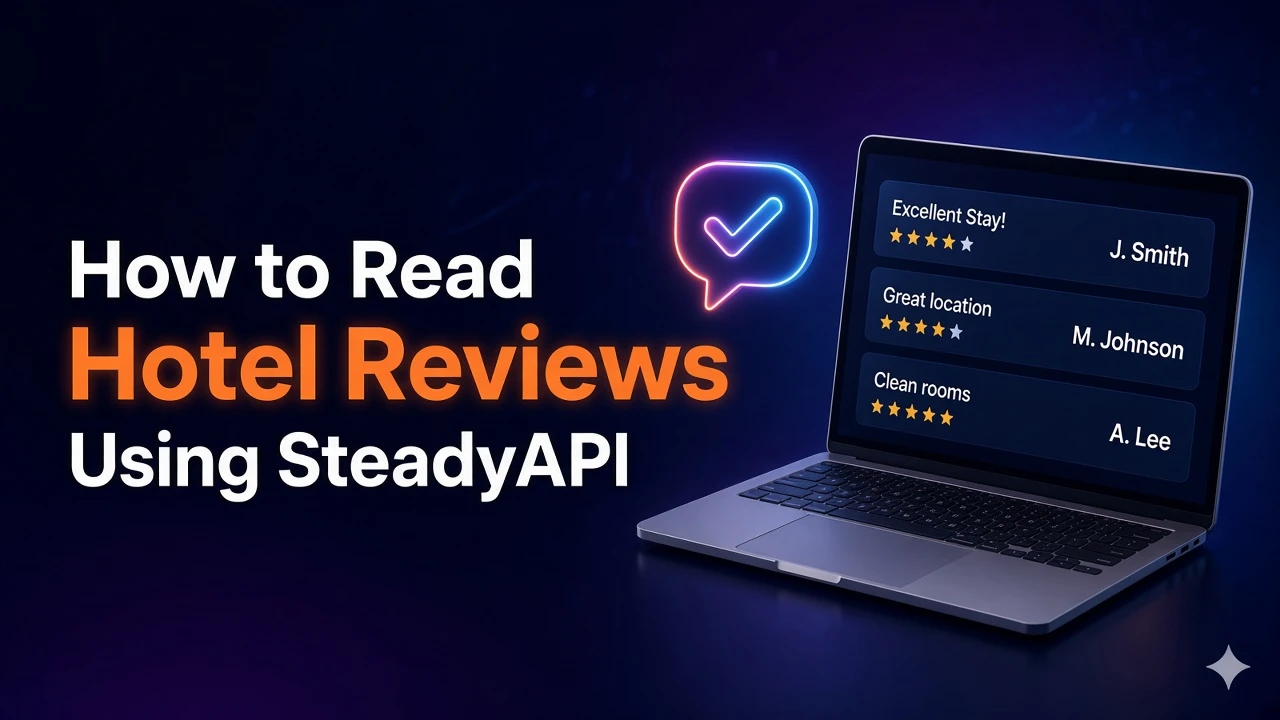 How to Read Hotel Reviews Using SteadyAPI