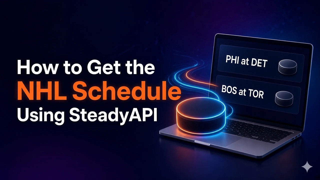 How to Get the NHL Schedule Using SteadyAPI
