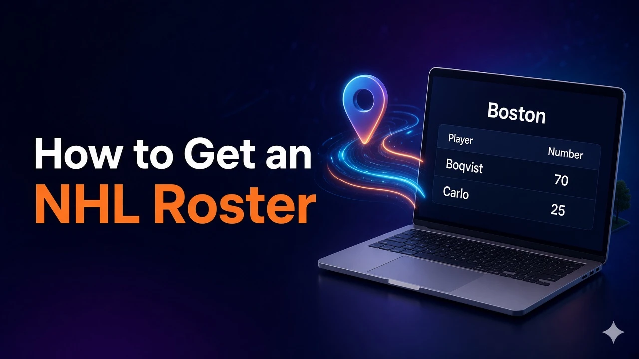 How to Get an NHL Roster Using SteadyAPI